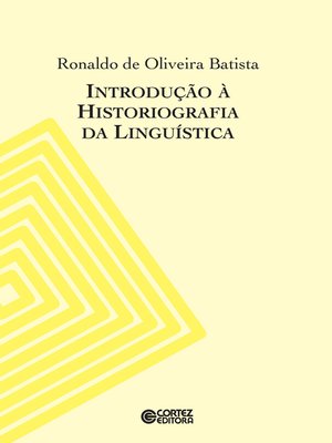 cover image of Introdução à historiografia da linguística